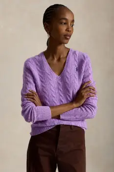 Polo Ralph Lauren pulover pentru femei din lana imagine