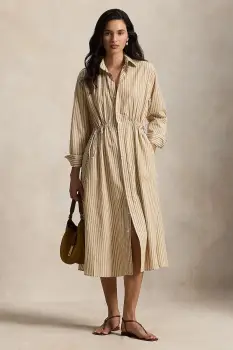 Polo Ralph Lauren rochie din amestec de in imagine