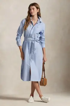 Polo Ralph Lauren rochie din bumbac imagine