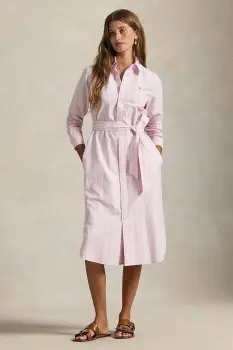 Polo Ralph Lauren rochie din bumbac imagine