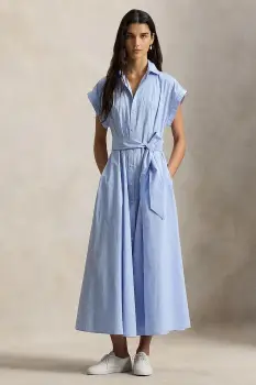 Polo Ralph Lauren rochie din bumbac imagine