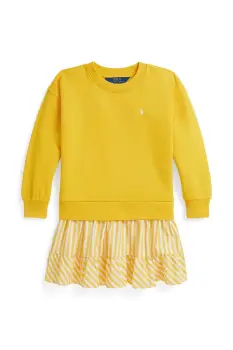 Polo Ralph Lauren rochie din bumbac pentru copii imagine