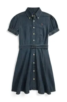 Polo Ralph Lauren rochie din bumbac pentru copii imagine
