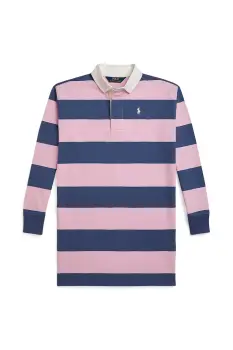 Polo Ralph Lauren rochie din bumbac pentru copii imagine