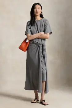 Polo Ralph Lauren rochie din lyocell LYOCELL-KNT-DRESSES imagine