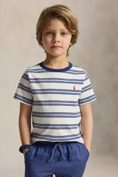 polo Ralph Lauren tricou basic pentru copii, din bumbac imagine