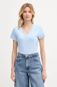 Polo Ralph Lauren tricou basic pentru femei, din bumbac imagine