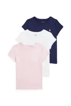 Polo Ralph Lauren tricou de bumbac pentru copii 3-pack imagine