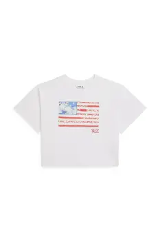 Polo Ralph Lauren tricou de bumbac pentru copii imagine