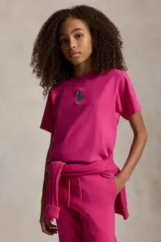 Polo Ralph Lauren tricou de bumbac pentru copii imagine