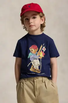 Polo Ralph Lauren tricou de bumbac pentru copii imagine