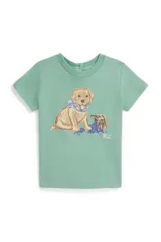 Polo Ralph Lauren tricou din bumbac pentru bebelusi imagine