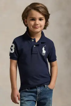 Polo Ralph Lauren tricouri polo din bumbac pentru copii imagine