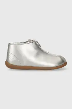 Pom D'api pantofi copii culoarea argintiu imagine