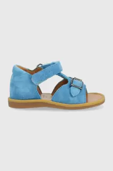 Pom D'api sandale din piele intoarsa pentru copii imagine