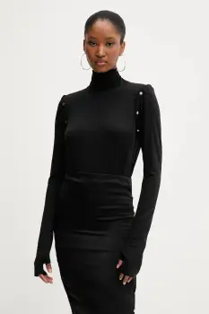 PRESSIAT bluza culoarea negru, uni, PRE118FW24 imagine