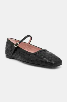 Pretty Ballerinas balerini de piele Camille culoarea negru, 52205_A imagine