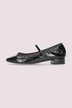 Pretty Ballerinas balerini de piele Gretschen culoarea negru, 52237_A imagine