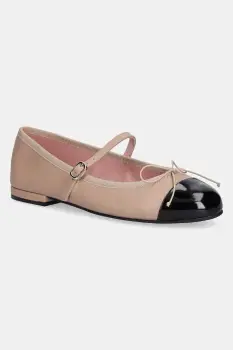 Pretty Ballerinas balerini de piele Irma culoarea bej, 52688_001 imagine
