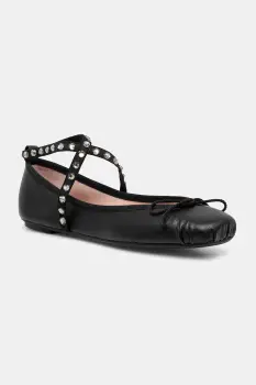 Pretty Ballerinas balerini de piele Kristen culoarea negru, 52649_001 imagine