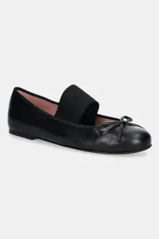 Pretty Ballerinas balerini de piele Rosario culoarea negru, 52545_001 imagine