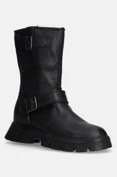 Primigi cizme de iarna din piele culoarea negru, PNDGT 68770 imagine