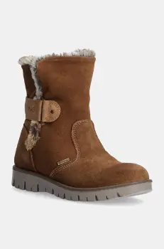 Primigi cizme de iarna pentru copii din piele intoarsa culoarea maro, PROGT 68724 imagine