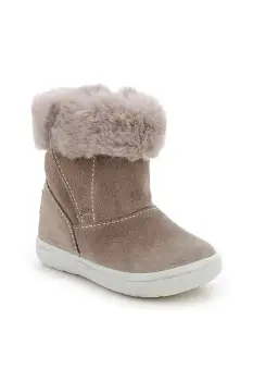 Primigi cizme de iarna pentru copii din piele intoarsa culoarea maro, PSN 88520 imagine