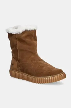 Primigi cizme de iarna pentru copii din piele intoarsa culoarea maro, PWE GTX 69382 imagine