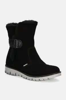 Primigi cizme de iarna pentru copii din piele intoarsa culoarea negru, PROGT 68724 imagine