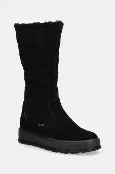 Primigi cizme din piele intoarsa pentru copii culoarea negru, PNEGT 68696 imagine