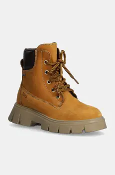 Primigi pantofi de iarna din nubuc pentru copii culoarea galben, PNDGT 68772 imagine