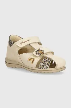 Primigi sandale din piele pentru copii culoarea bej imagine