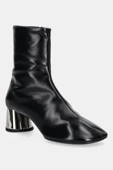 Proenza Schouler cizme de piele Glove culoarea negru, cu toc drept, SH251025 imagine