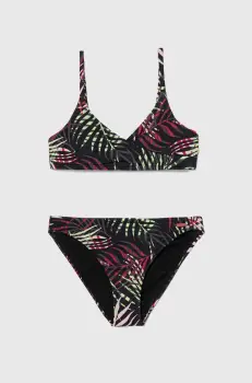 Protest costum de baie pentru copii din doua piese PRTISOLDE culoarea negru imagine