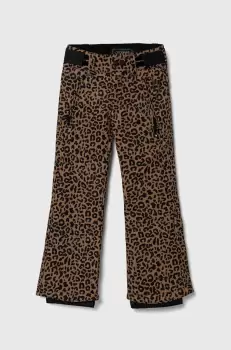 Protest pantaloni de schi pentru copii PRTCLASSY 23 JR culoarea maro imagine