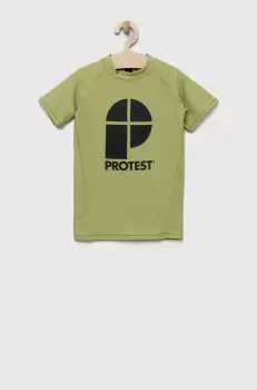 Protest tricou copii PRTBERENT JR culoarea verde imagine