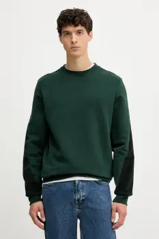 PS Paul Smith hanorac de bumbac culoarea verde, uni, M2R-684Z-T22193 imagine