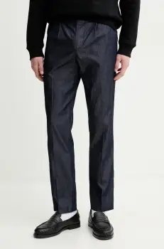 PS Paul Smith pantaloni de bumbac barbati, culoarea albastru marin, cu fason chinos, M2R.800Y.P22337 imagine