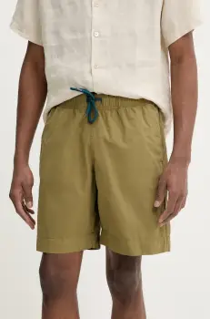 PS Paul Smith pantaloni scurti din bumbac barbati, culoarea verde, M2R.232U.P21477 imagine