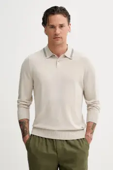 PS Paul Smith pulover de lana culoarea bej, light, M2R-303Z-T21861 imagine