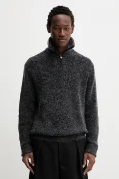 PS Paul Smith pulover din amestec de lana culoarea bleumarin, cu guler, M2R-503Z-T22527 imagine