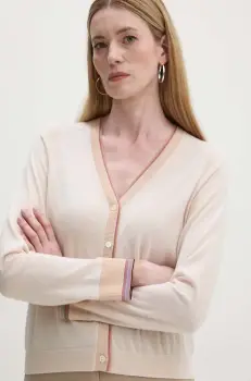 PS Paul Smith pulover femei, culoarea bej, light, W2R.402N.N31198 imagine