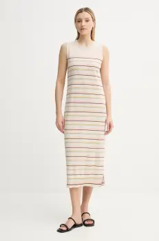 PS Paul Smith rochie culoarea bej, maxi, mulata, W2R.563N.P31304 imagine