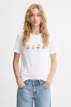 PS Paul Smith tricou din bumbac culoarea alb, W2R-G799-TP5428 imagine