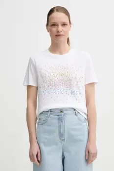 PS Paul Smith tricou din bumbac femei, culoarea alb, W2R.G799.PP4954 imagine