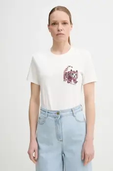 PS Paul Smith tricou din bumbac femei, culoarea bej, W2R.G799.PP5102 imagine