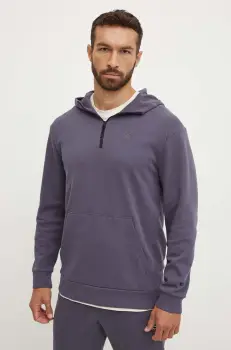 Puma bluza barbati, culoarea gri, cu gluga, cu imprimeu, 681620 imagine