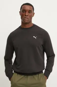 Puma bluza barbati, culoarea negru, neted, 682568 imagine