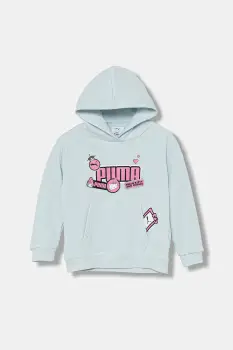 Puma bluza copii cu gluga, cu imprimeu, 632387 imagine